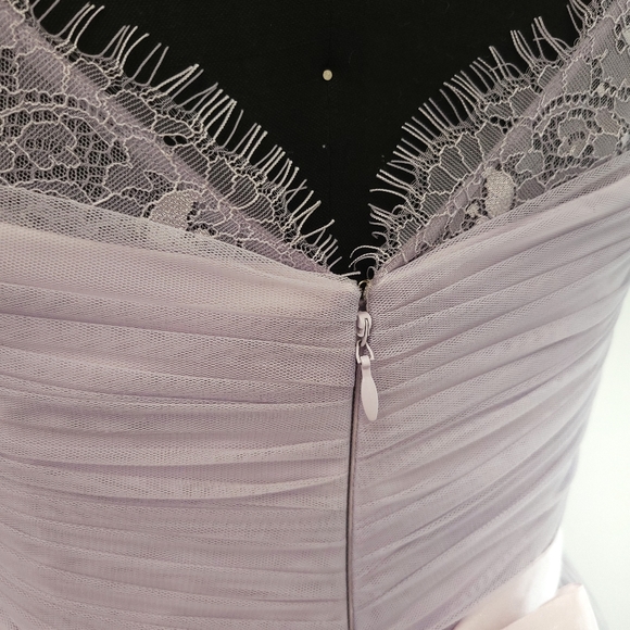 Bhldn Hitherto Anthropologie Fleur Fairycore Lavender Lace Corset Maxi Dress - Picture 10 of 13